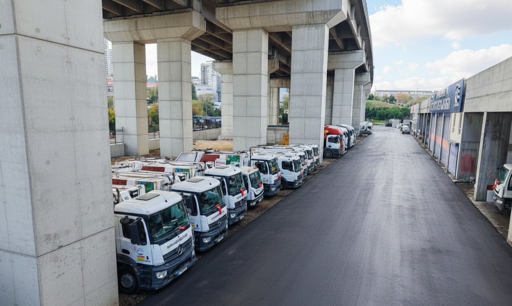 Temizlik Araçları Park Alanı Projesi